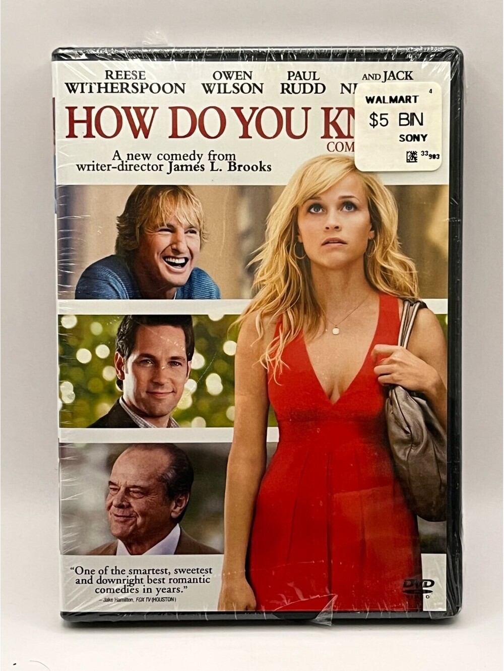How Do You Know DVD Widescreen Reese Witherspoon Brand New Factory Sealed